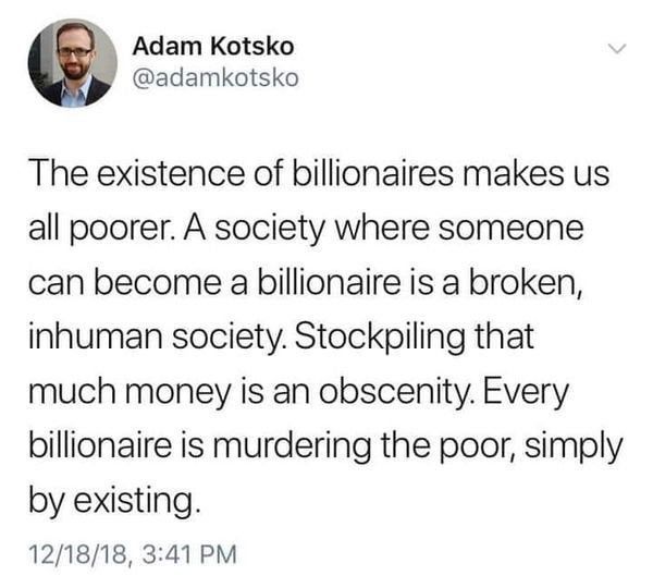 Why do billionaires exist?